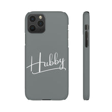 Load image into Gallery viewer, &quot;Hubby&quot; Snap Case- Gray
