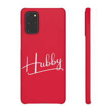 Load image into Gallery viewer, &quot;Hubby&quot; Snap Case Red
