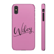 Load image into Gallery viewer, &quot;Wifey&quot; Snap Case Pink
