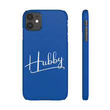 Load image into Gallery viewer, &quot;Hubby&quot; Snap Case Blue
