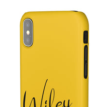 Load image into Gallery viewer, &quot;Wifey&quot; Snap Case Yellow
