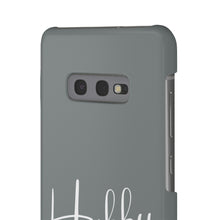 Load image into Gallery viewer, &quot;Hubby&quot; Snap Case- Gray
