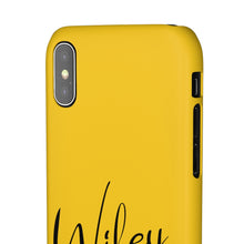 Load image into Gallery viewer, &quot;Wifey&quot; Snap Case Yellow
