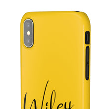 Load image into Gallery viewer, &quot;Wifey&quot; Snap Case Yellow
