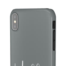 Load image into Gallery viewer, &quot;Hubby&quot; Snap Case- Gray
