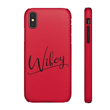 Load image into Gallery viewer, &quot;Wifey&quot; Snap Case Red
