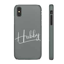 Load image into Gallery viewer, &quot;Hubby&quot; Snap Case- Gray
