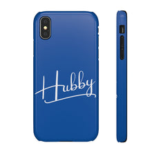 Load image into Gallery viewer, &quot;Hubby&quot; Snap Case Blue
