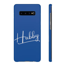 Load image into Gallery viewer, &quot;Hubby&quot; Snap Case Blue
