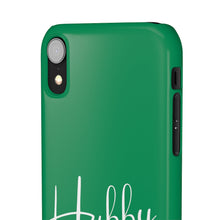 Load image into Gallery viewer, &quot;Hubby&quot; Snap Case Green
