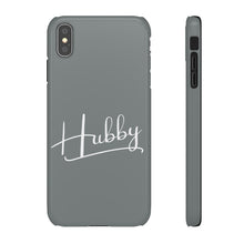 Load image into Gallery viewer, &quot;Hubby&quot; Snap Case- Gray
