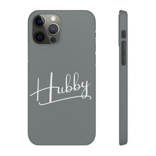 Load image into Gallery viewer, &quot;Hubby&quot; Snap Case- Gray
