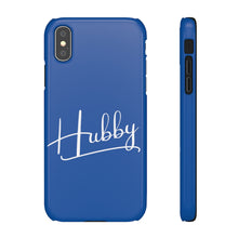 Load image into Gallery viewer, &quot;Hubby&quot; Snap Case Blue
