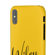 Load image into Gallery viewer, &quot;Wifey&quot; Snap Case Yellow
