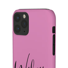 Load image into Gallery viewer, &quot;Wifey&quot; Snap Case Pink
