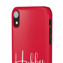 Load image into Gallery viewer, &quot;Hubby&quot; Snap Case Red
