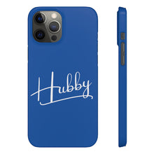 Load image into Gallery viewer, &quot;Hubby&quot; Snap Case Blue
