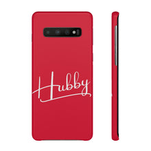 Load image into Gallery viewer, &quot;Hubby&quot; Snap Case Red
