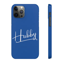 Load image into Gallery viewer, &quot;Hubby&quot; Snap Case Blue
