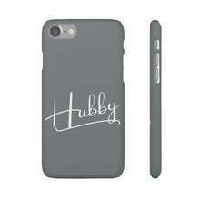 Load image into Gallery viewer, &quot;Hubby&quot; Snap Case- Gray
