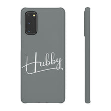 Load image into Gallery viewer, &quot;Hubby&quot; Snap Case- Gray
