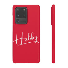 Load image into Gallery viewer, &quot;Hubby&quot; Snap Case Red
