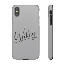 Load image into Gallery viewer, &quot;Wifey&quot; Snap Case Gray
