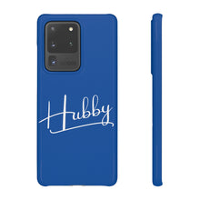 Load image into Gallery viewer, &quot;Hubby&quot; Snap Case Blue
