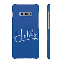 Load image into Gallery viewer, &quot;Hubby&quot; Snap Case Blue
