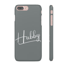 Load image into Gallery viewer, &quot;Hubby&quot; Snap Case- Gray
