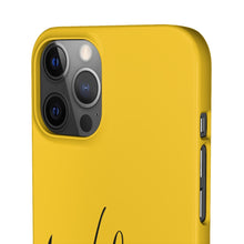 Load image into Gallery viewer, &quot;Wifey&quot; Snap Case Yellow
