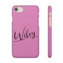 Load image into Gallery viewer, &quot;Wifey&quot; Snap Case Pink
