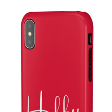 Load image into Gallery viewer, &quot;Hubby&quot; Snap Case Red
