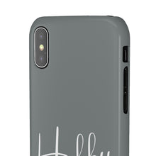 Load image into Gallery viewer, &quot;Hubby&quot; Snap Case- Gray
