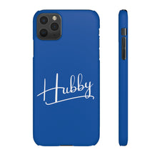 Load image into Gallery viewer, &quot;Hubby&quot; Snap Case Blue
