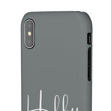 Load image into Gallery viewer, &quot;Hubby&quot; Snap Case- Gray
