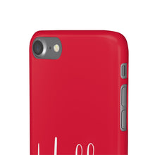 Load image into Gallery viewer, &quot;Hubby&quot; Snap Case Red
