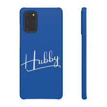 Load image into Gallery viewer, &quot;Hubby&quot; Snap Case Blue
