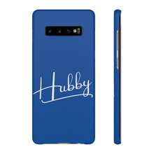 Load image into Gallery viewer, &quot;Hubby&quot; Snap Case Blue
