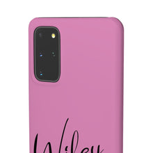 Load image into Gallery viewer, &quot;Wifey&quot; Snap Case Pink
