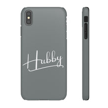 Load image into Gallery viewer, &quot;Hubby&quot; Snap Case- Gray
