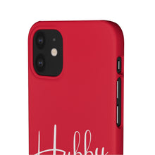 Load image into Gallery viewer, &quot;Hubby&quot; Snap Case Red
