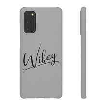 Load image into Gallery viewer, &quot;Wifey&quot; Snap Case Gray
