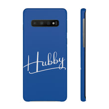 Load image into Gallery viewer, &quot;Hubby&quot; Snap Case Blue
