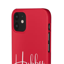 Load image into Gallery viewer, &quot;Hubby&quot; Snap Case Red
