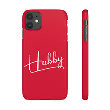 Load image into Gallery viewer, &quot;Hubby&quot; Snap Case Red
