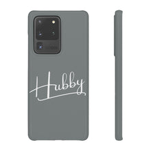 Load image into Gallery viewer, &quot;Hubby&quot; Snap Case- Gray
