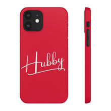 Load image into Gallery viewer, &quot;Hubby&quot; Snap Case Red
