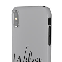 Load image into Gallery viewer, &quot;Wifey&quot; Snap Case Gray
