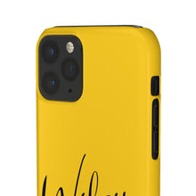 Load image into Gallery viewer, &quot;Wifey&quot; Snap Case Yellow
